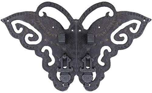 BUYT Premium Chinese Ming & Qing Style Antique Copper Door Knocker Handle - Durable & Elegant Door Lock Fitting for Vintage Furniture (Color: L) - Perfect for Traditional Home Decor & Historical Restoration Projects