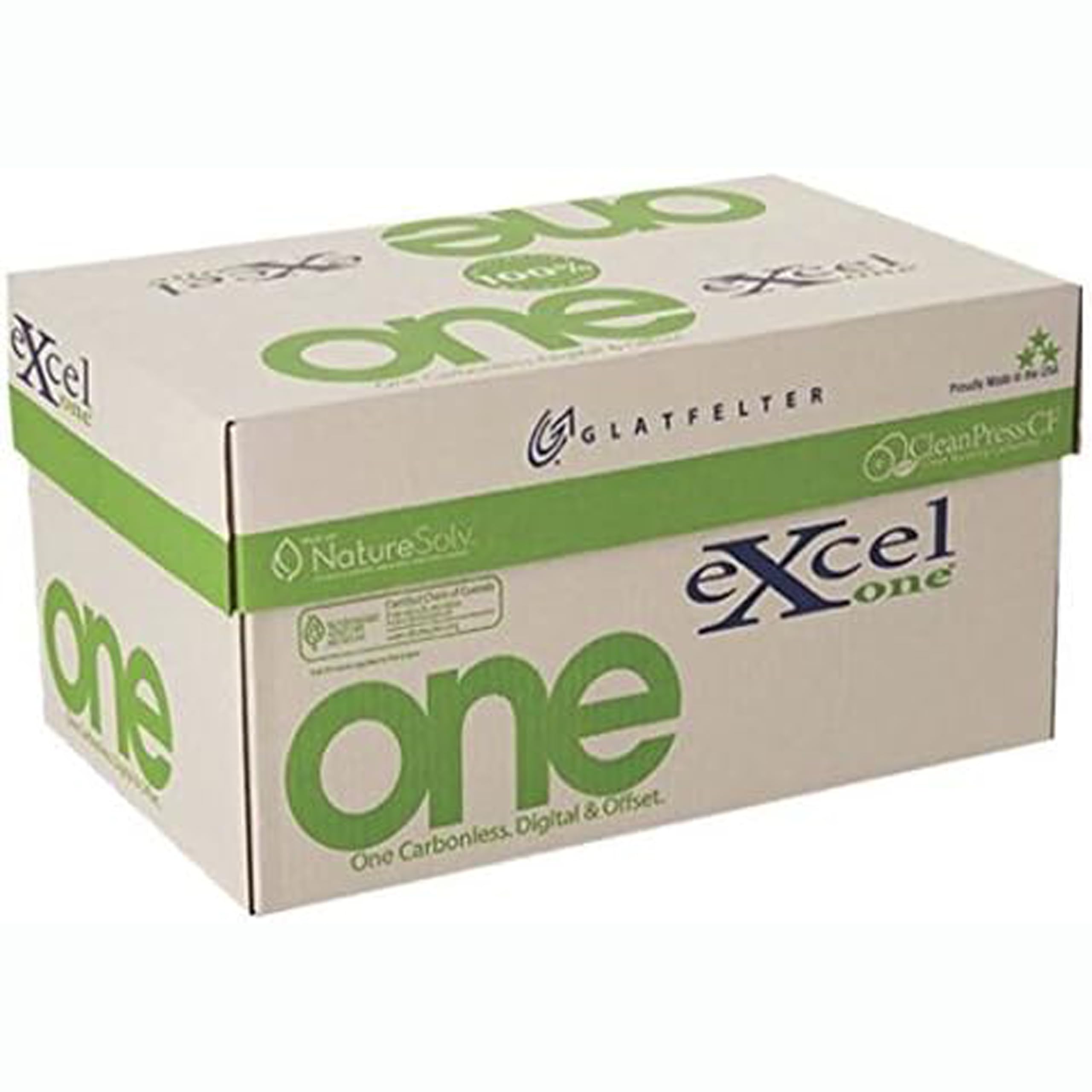 8.5 x 11 Excel One (230949) Carbonless Paper - 2 Part Reverse (Bright White/Canary) - 10 Reams for Office Forms, Invoices & Receipts