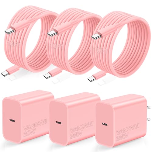 3pack Pink C-C 10FT