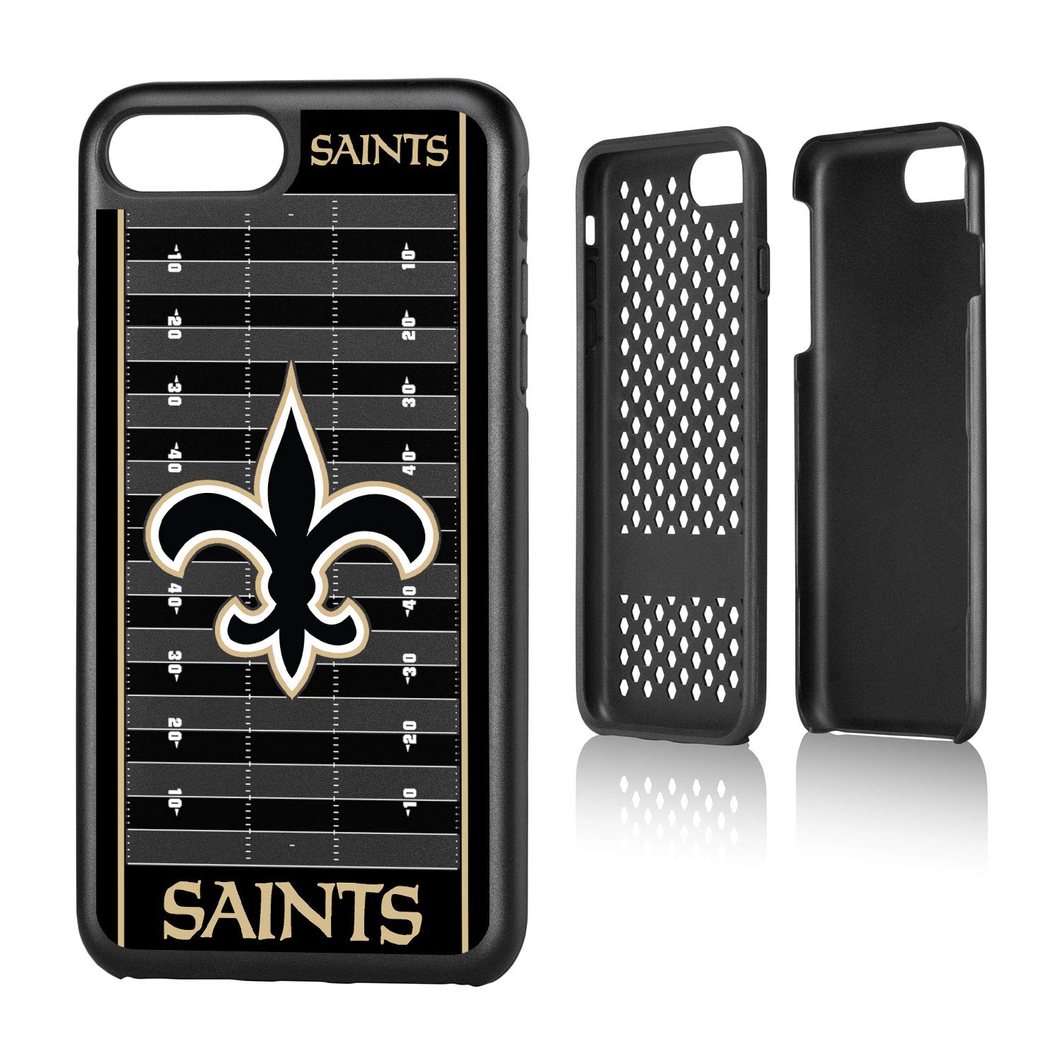 New Orleans Saints iPhone Rugged Case with Field Design - Durable Protection for iPhone 14/13/12/11 Pro Max - Perfect for Football Games, Tailgating & Saints Fan Gifts