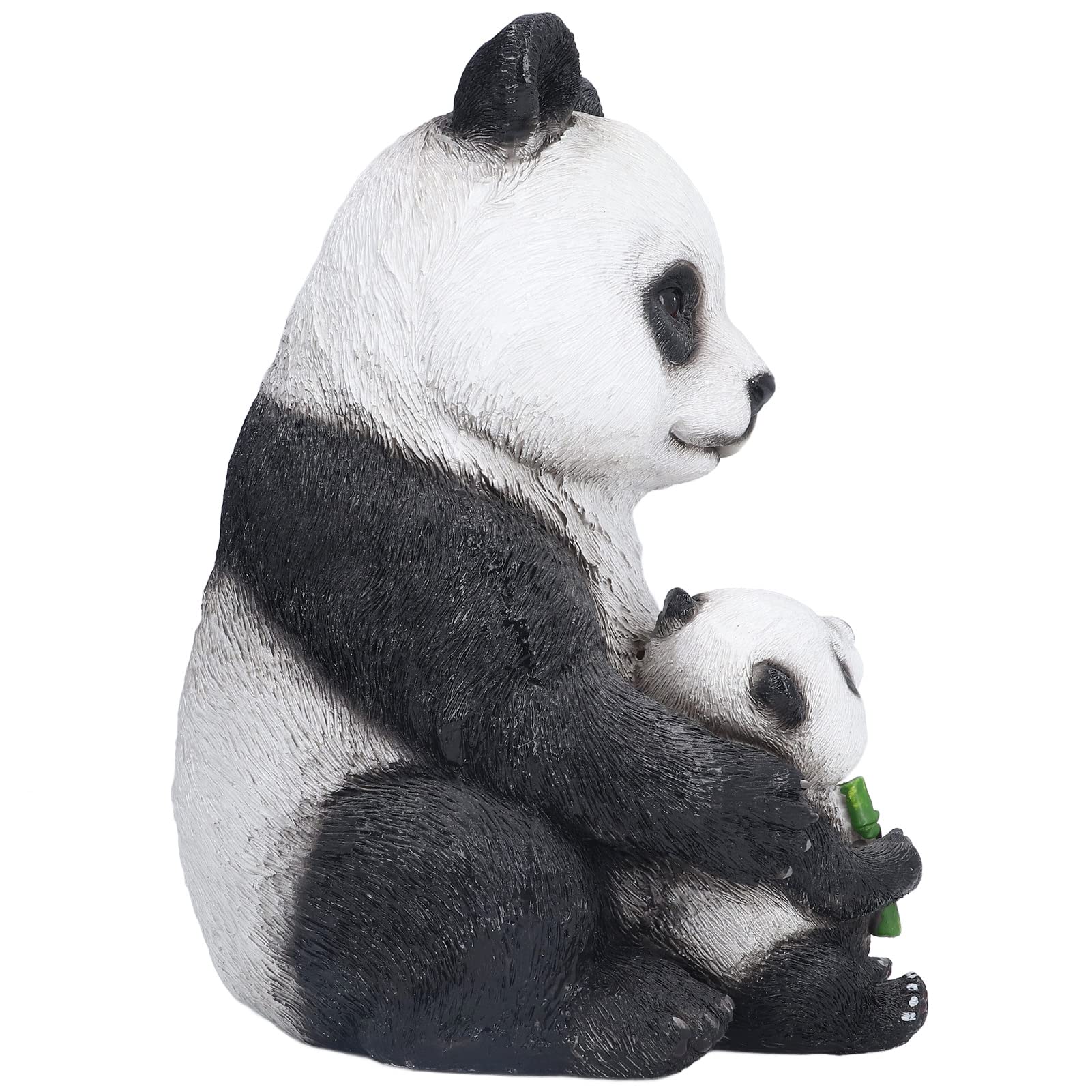 Realistic Panda Garden Statues - Waterproof & UV Resistant Outdoor Decor for Lawn, Patio, Yard | Cute Panda Figurines for Desk, Home & Office Decoration | Perfect for Asian-Themed Gardens, Zen Spaces & Panda Lover Gifts