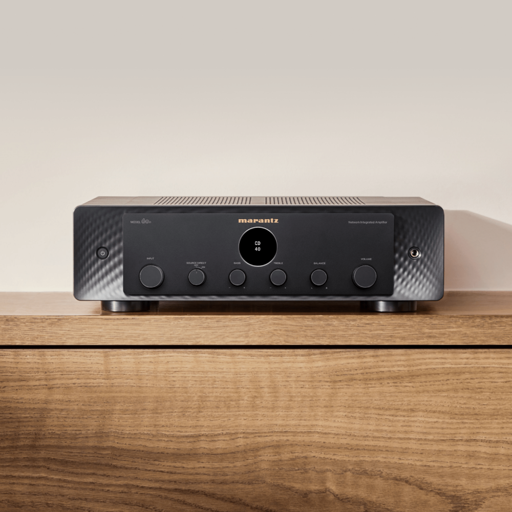 Marantz Model 60n Hi-Fi Network Integrated Amplifier with Streaming - Premium Stereo Audio System for Home Theater & Music Listening