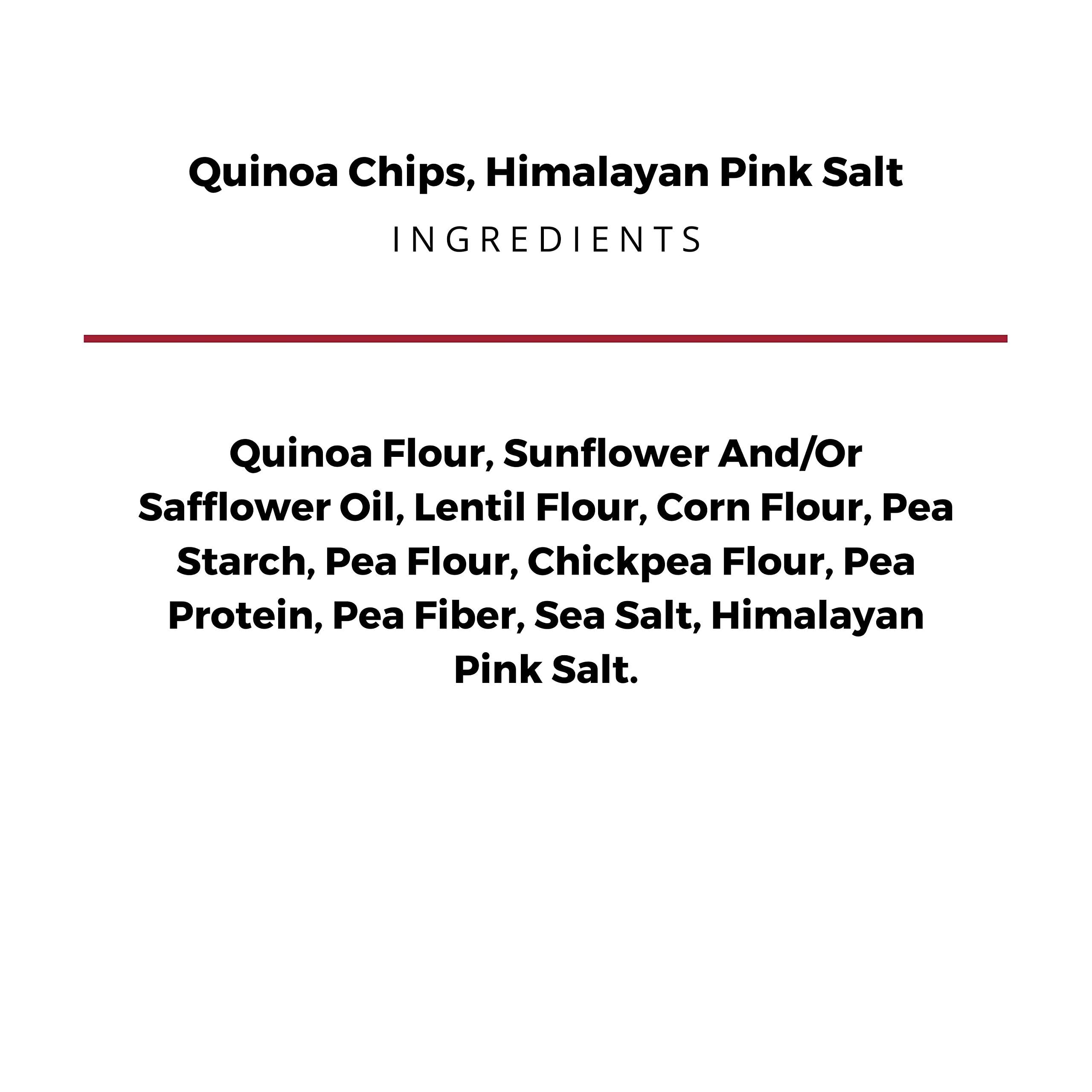 The Daily Crave Himalayan Pink Salt Quinoa Chips - Gluten-Free, Non-GMO Snack, 4g Protein & 2g Fiber per Serving, 4.25 Oz (Pack of 8) - Crunchy Healthy Snacks for Office, School, Travel & Movie Nights