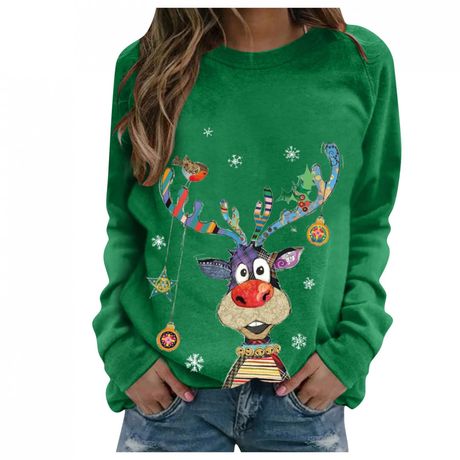 Women's Christmas Sweaters & Hoodies - Cozy Casual Fall Tops Plus Size | Holiday Party, Gift Giving & Winter Outfits