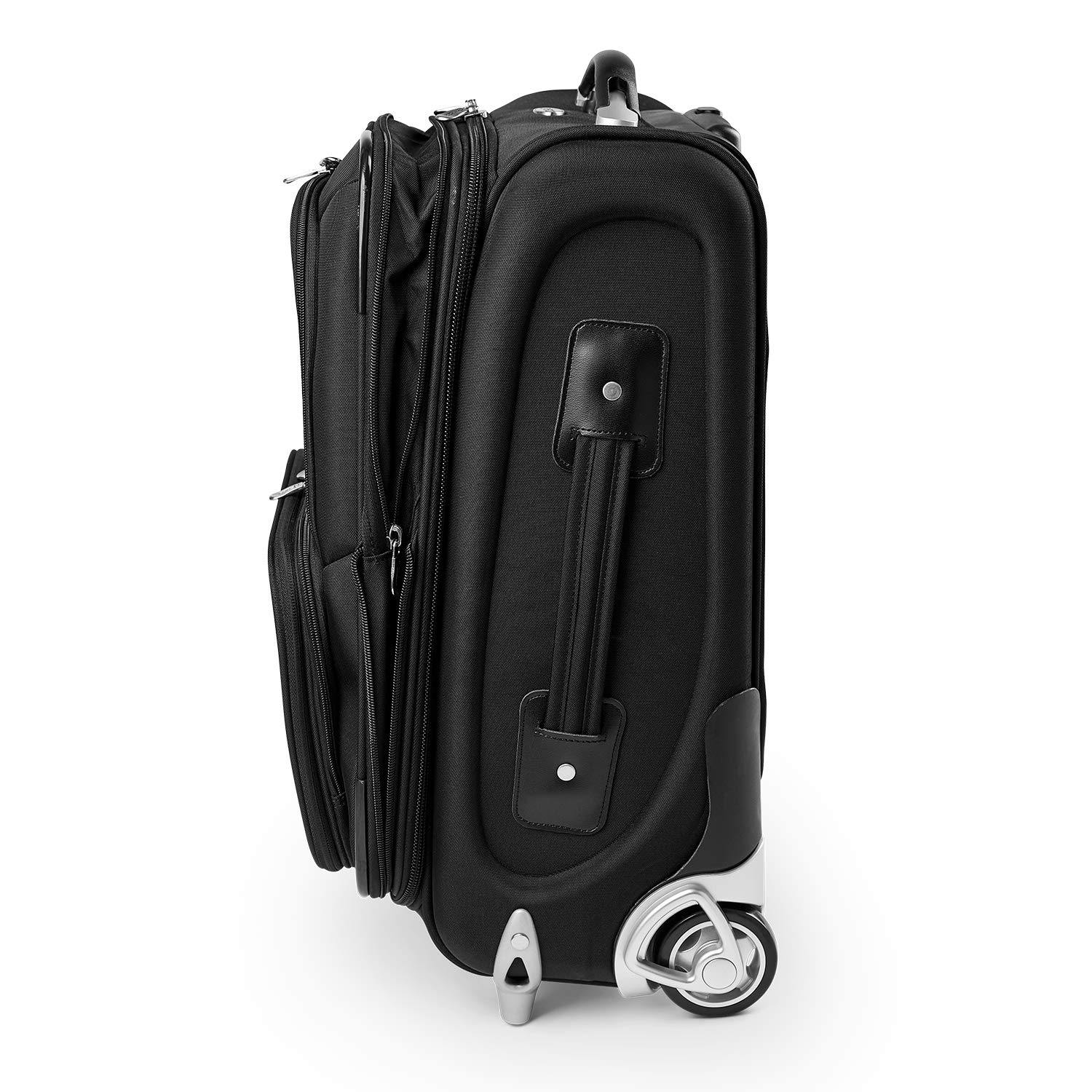 NBA Miami Heat 21-Inch Carry-On Luggage - Lightweight Spinner Suitcase for Travel, Business Trips & Weekend Getaways - Perfect for Basketball Fans & Sports Enthusiasts