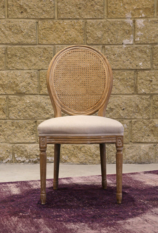Blagardsgade Dining Chair Set of 2 - Antique Linen Upholstered Side Chairs for Kitchen, Dining Room & Breakfast Nook - Comfortable & Stylish Seating for Home Decor