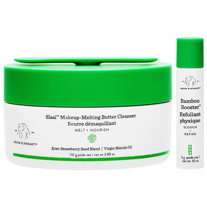 Drunk Elephant Slaai Makeup Melting Butter Cleanser - Gentle Facial Cleanser for Makeup Removal & Deep Cleansing | Perfect for Daily Skincare Routine & Sensitive Skin Care