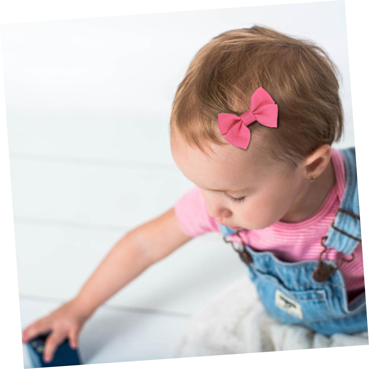 20pcs Baby Hair Clips for Girls - Cute Bow Tie Hair Accessories for Toddlers & Kids - Perfect for Daily Wear, Parties & Photo Shoots