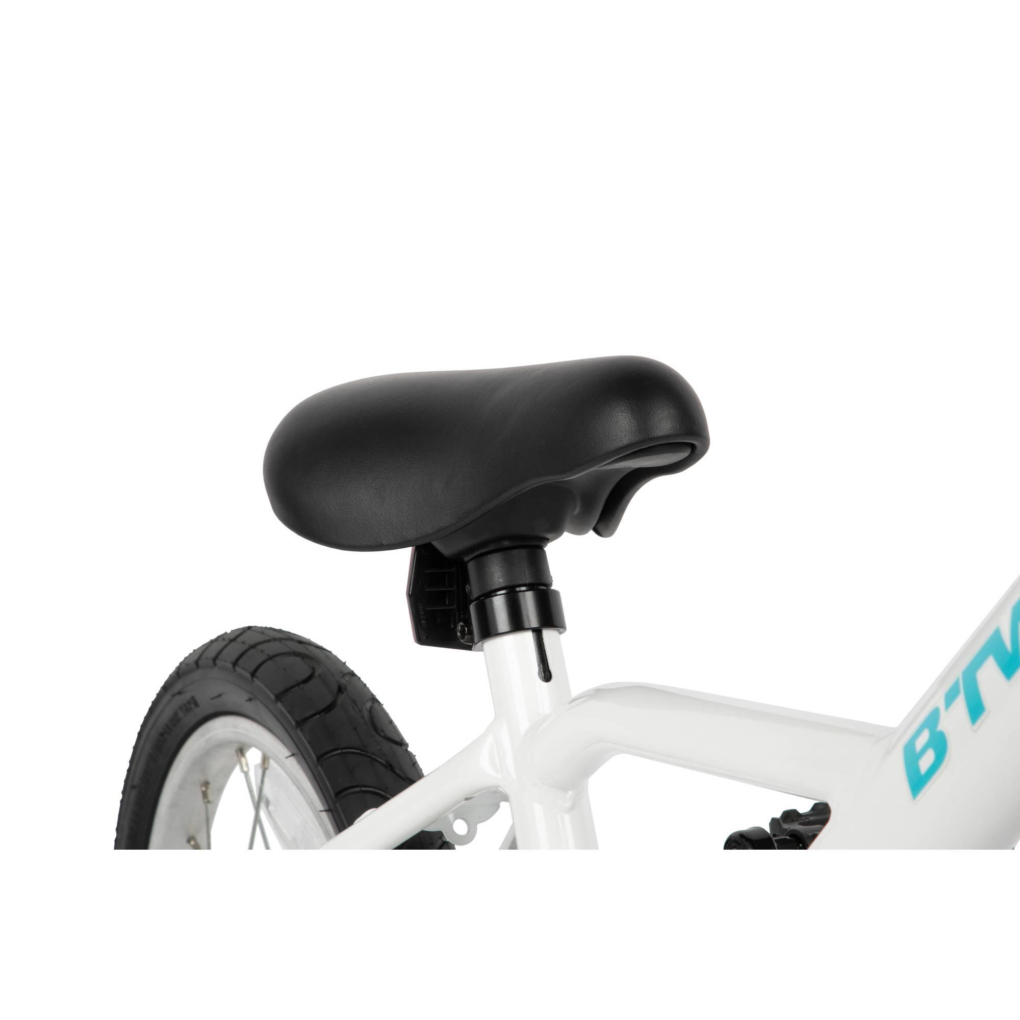 Btwin 100 Frosty Blue Hybrid Bike for Kids 16 Inch - Perfect for Ages 3'7