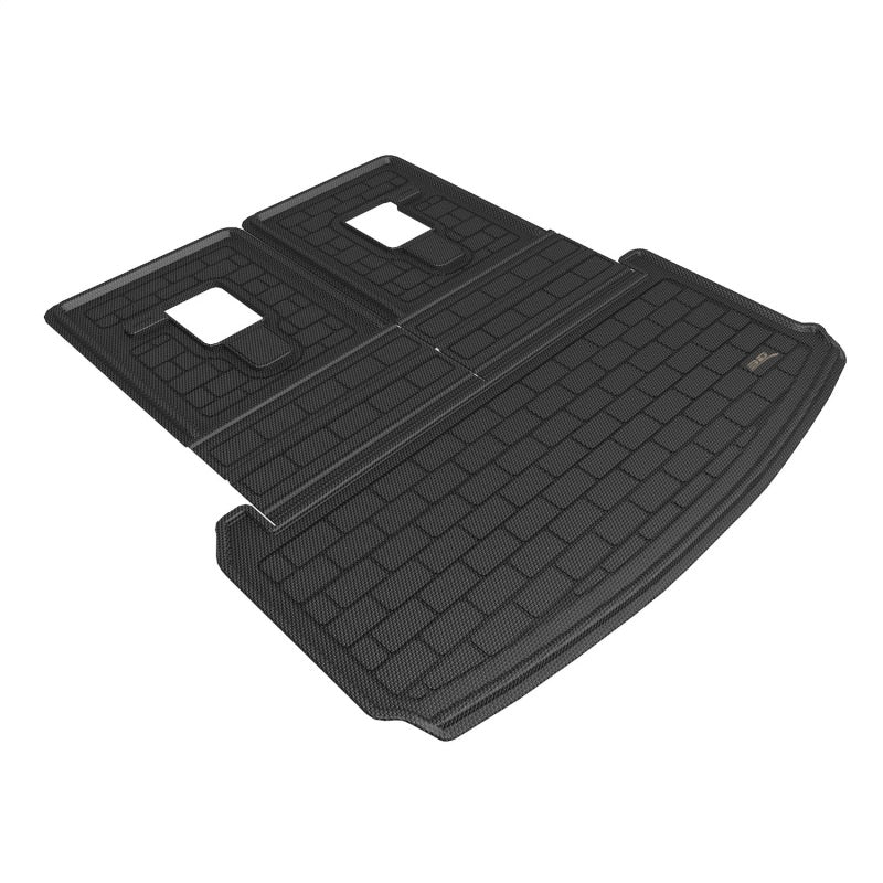 3D Maxpider 2022-2024 Jeep Grand Cherokee (WL) L 6/7 Seater Kagu Black Foldable Cargo Liner - Waterproof & Custom Fit for SUV Trunk Organizer, Road Trips & Pet Protection
