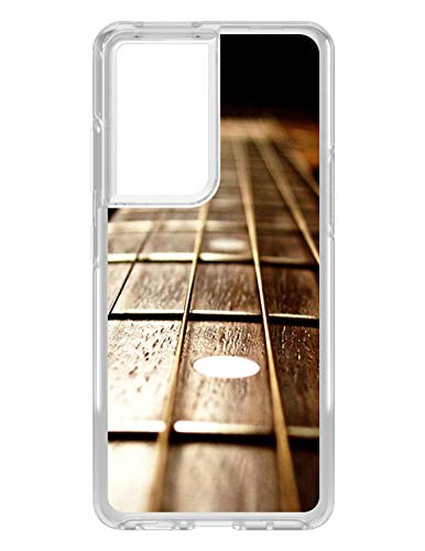 Guitar Strings Neck On Clear Case