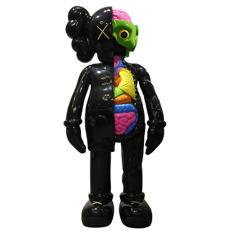 KAWS Dissected Companion 4-Foot Tall Collectible Statue – Limited Edition Art Figure for Home & Office Decor