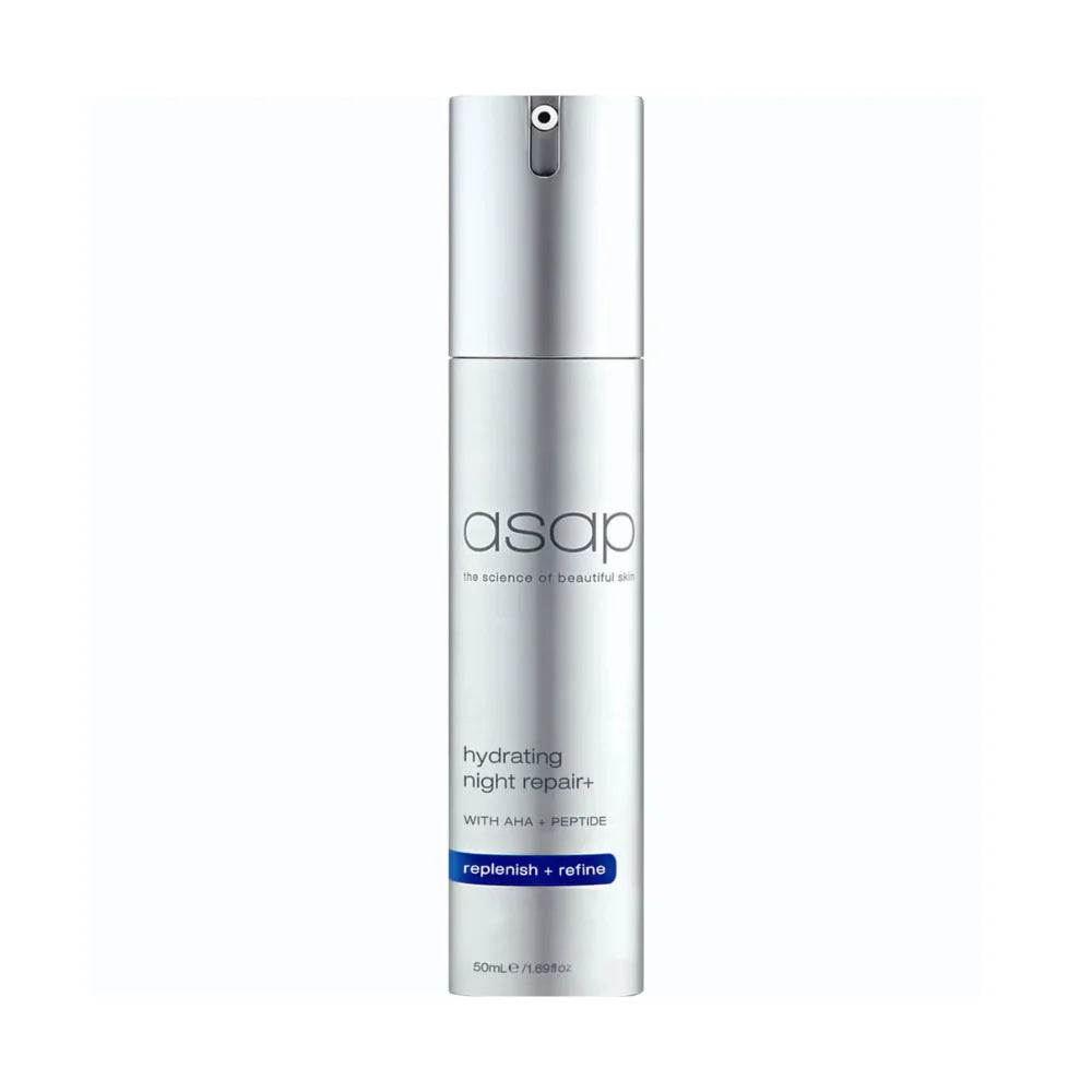 ASAP Hydrating Night Repair Serum 50ml - Powerful Anti-Oxidant & Skin Renewal Treatment for Overnight Hydration & Repair - Perfect for Nighttime Skincare Routine & Anti-Aging Care