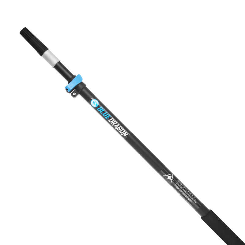 Blue Aluminum Extension Poles for Painting, Cleaning & Maintenance - Adjustable Telescopic Pole for Windows, Walls & Ceilings - Lightweight & Durable for Indoor/Outdoor Use