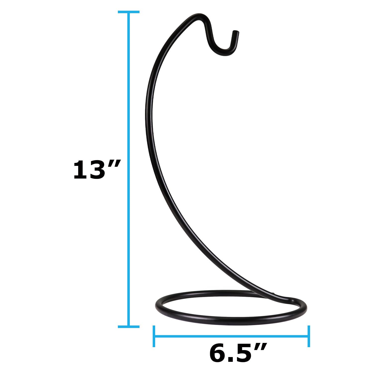 Blue Donut Banana Hanger - Modern Banana Holder Stand with Hook for Kitchen Countertop | Durable Kitchen Accessories for Organizing Fruits | Perfect for Home, Office, or Restaurant Use