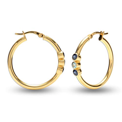 Blue Sapphire & Blue Topaz