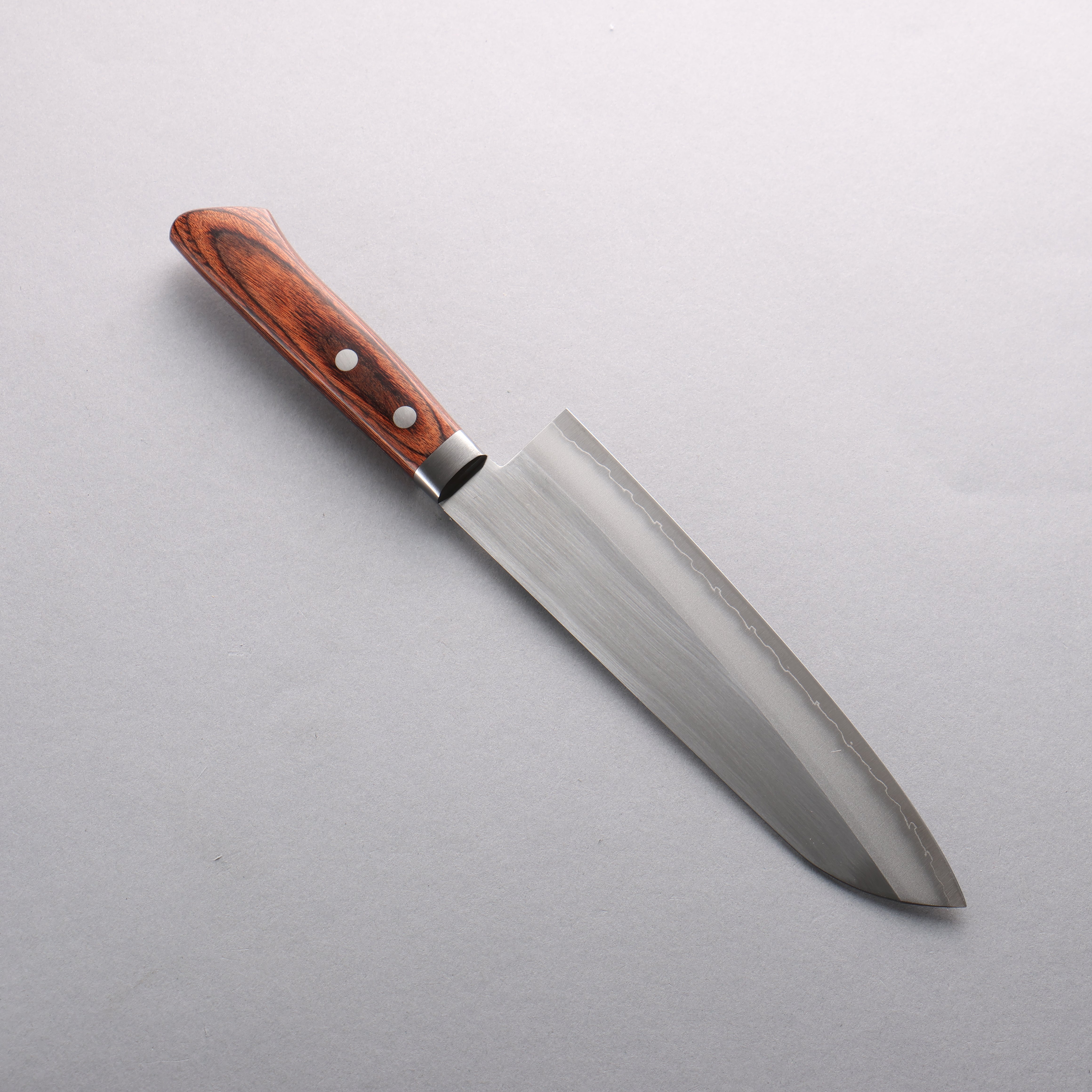 Premium Kunihira VG1 Migaki Gyuto Chef Knife 180mm with Mahogany Handle - Japanese Kitchen Knife for Professional Chefs & Home Cooking