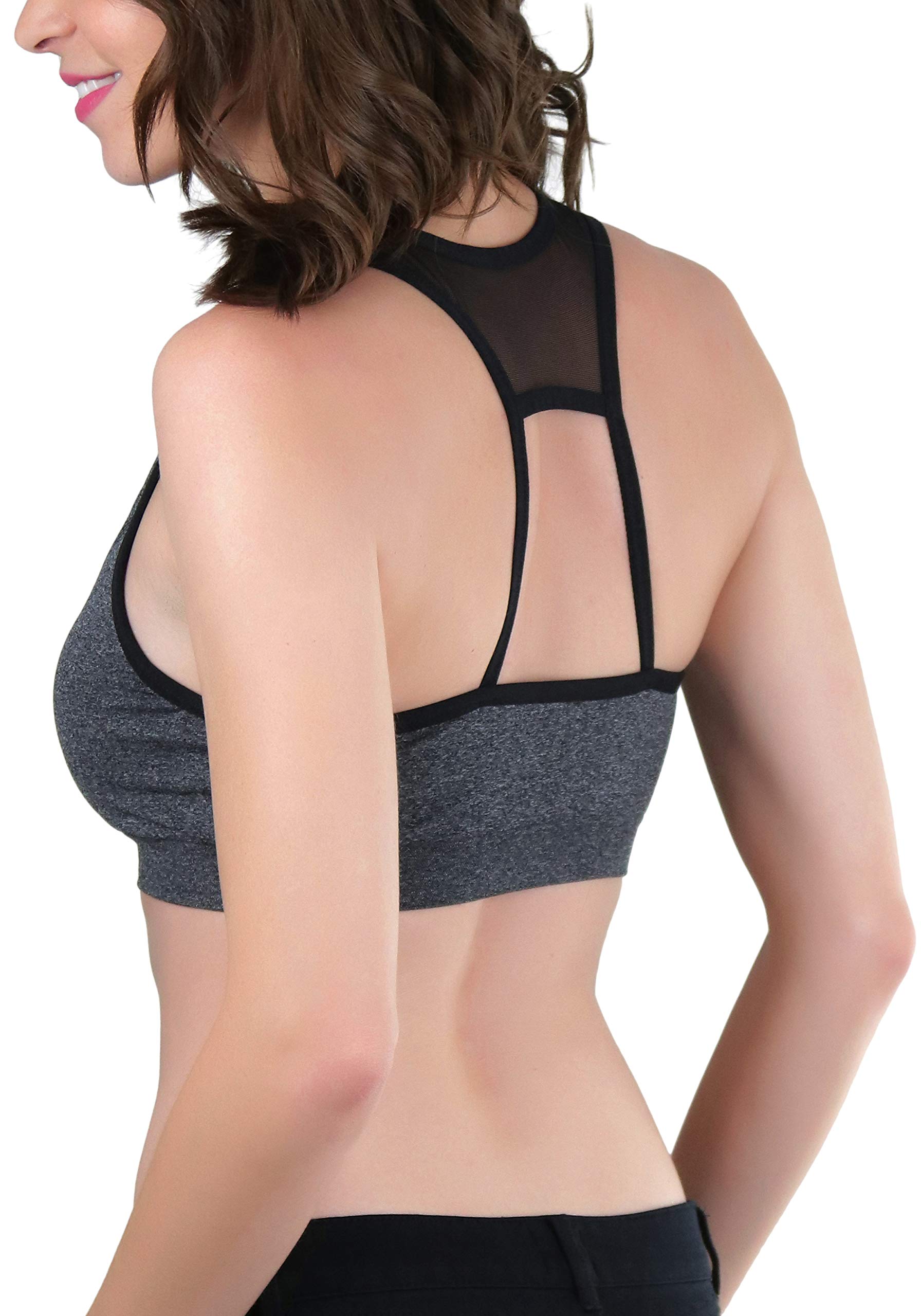 ToBeInStyle Women’s Seamless Wire-Free Sports Bras & Bralettes - Supportive, Comfortable Workout Tops for Yoga, Running & Gym