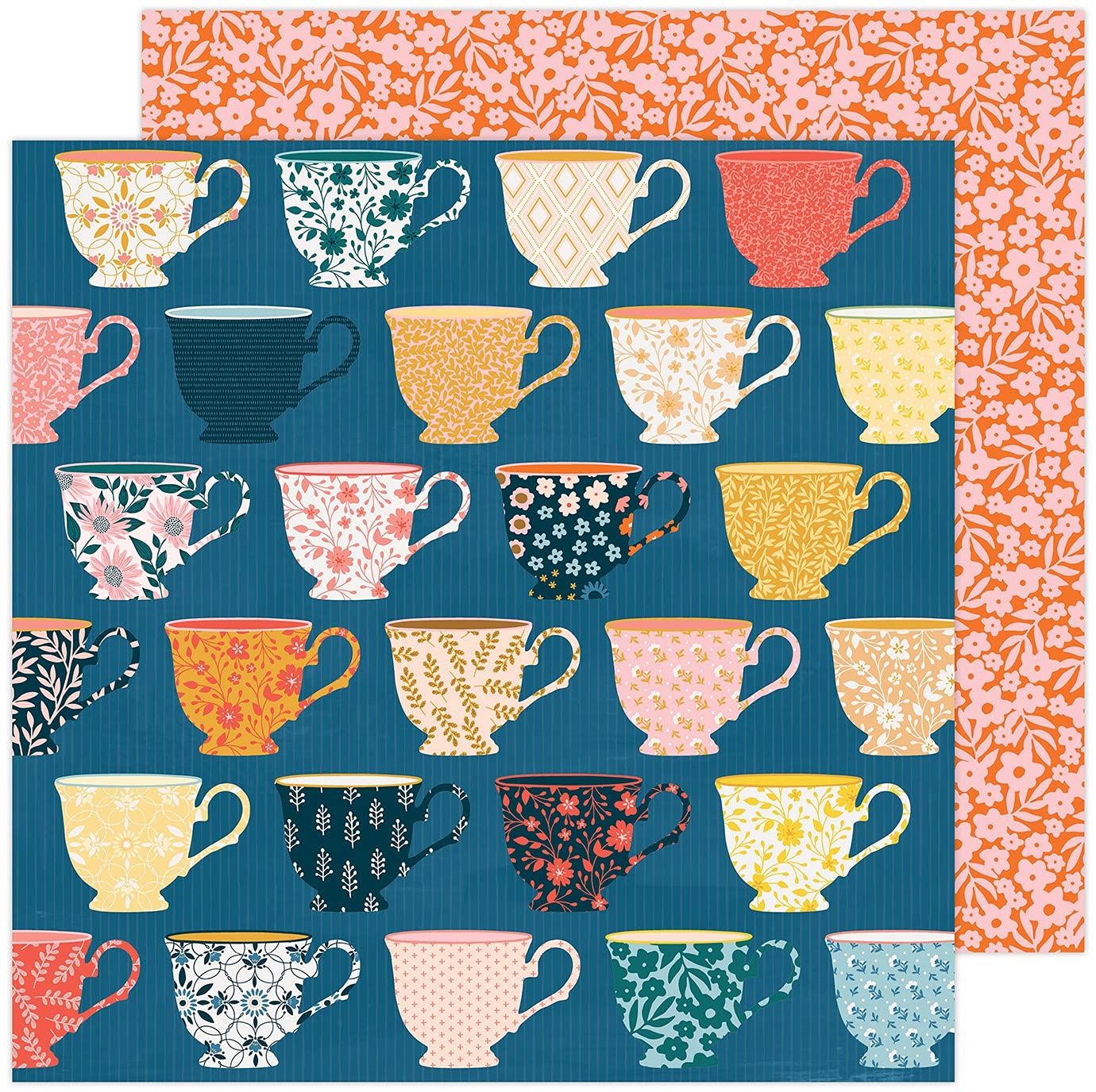 American Crafts 6 Bungalow Lane Scrapbook Paper - Premium 12x12 Inch Cardstock for DIY Scrapbooking, Card Making & Home Decor Projects - Perfect for Wedding Albums, Photo Books & Crafting