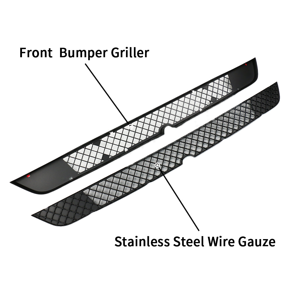 2025+ Tesla Model Y Juniper Front Bumper Grille Insert - Premium Debris Guard & Removable Wire Mesh for Enhanced Protection - Perfect for Off-Roading, Daily Commuting & All-Weather Driving