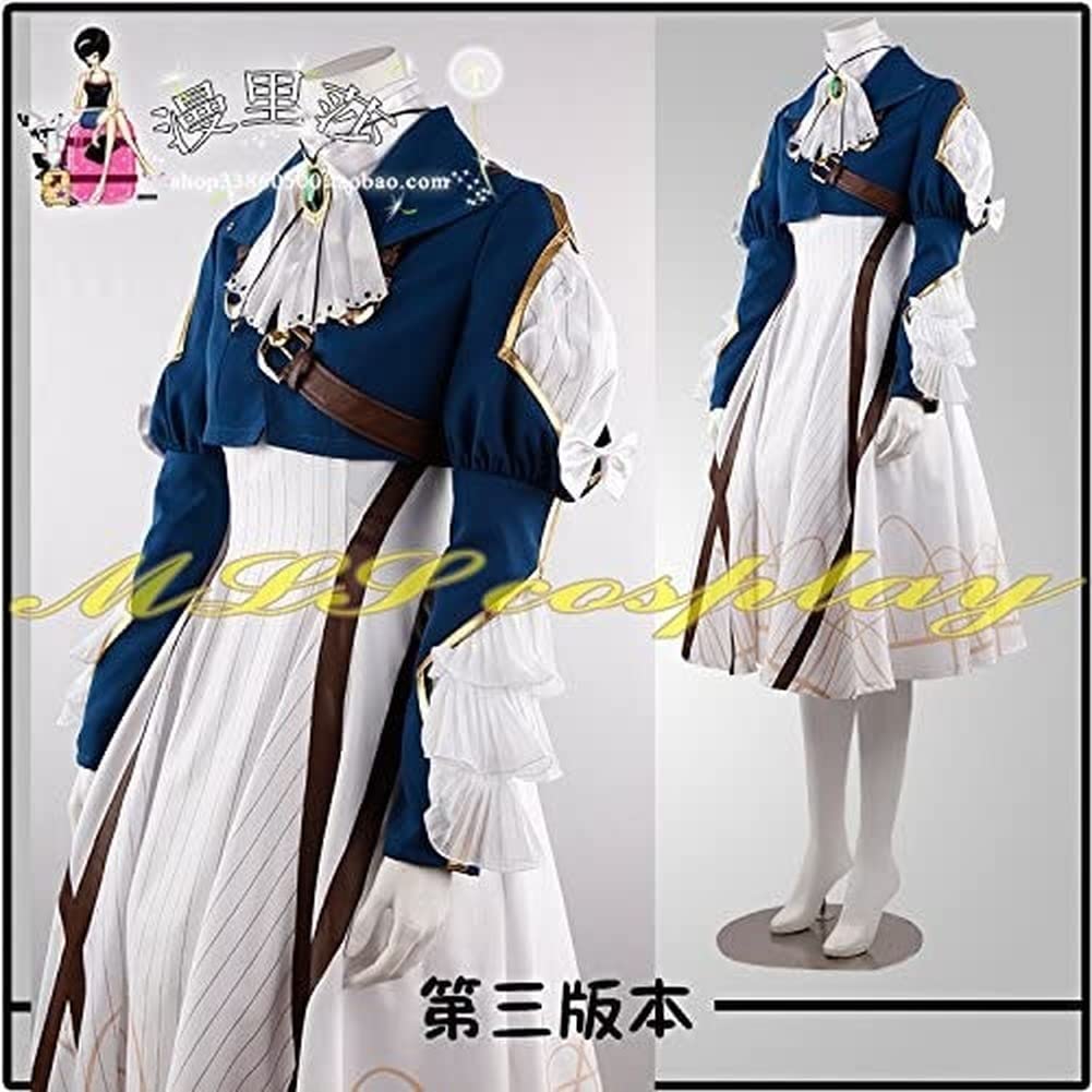 Violet Evergarden Anime Cosplay Costume - Full Outfit for Halloween, Conventions & Anime Events | Perfect for Cosplay Enthusiasts & Violet Evergarden Fans