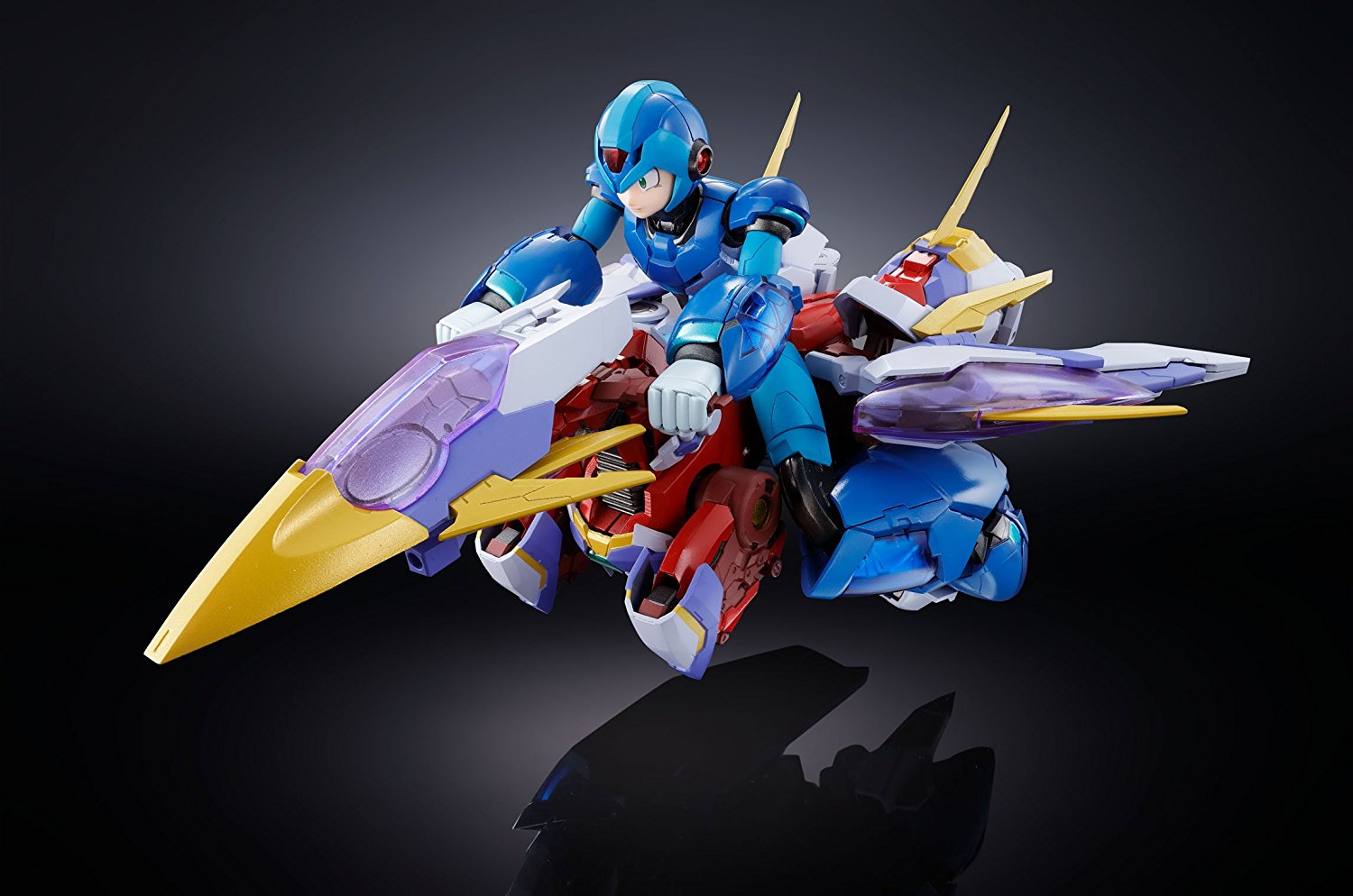 Bandai Chogokin Mega Man X Giga Armor X Ver. Kanetake Ebikawa Diecast Action Figure - Collectible Robot Model for Anime Fans & Display