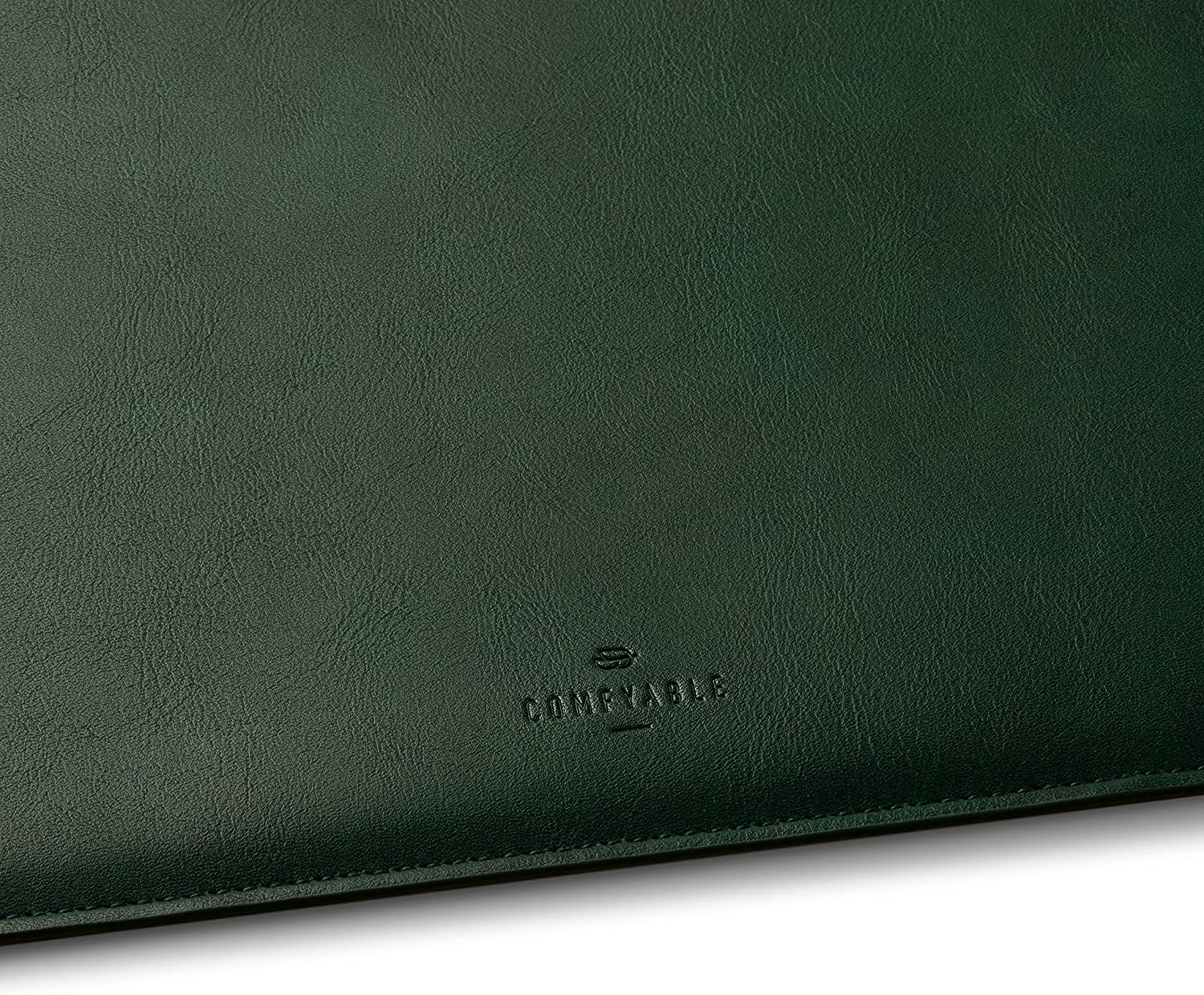 Premium 13 Inch Laptop Sleeve for MacBook Air M4 2025-2018 & MacBook Pro M2 2022 M1 2020-2016 - Eco-Friendly Faux Leather Protective Case in Green - Perfect for Work, Travel & School