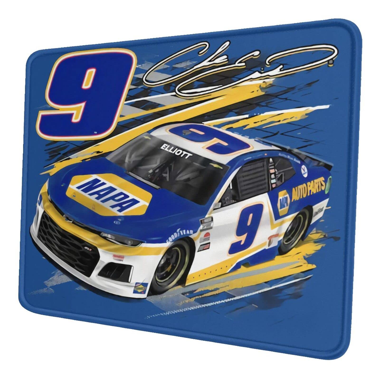Chase Elliott #9 NASCAR Gaming Mouse Pad - Non-Slip, Water Resistant Desk Mat for Laptop & PC - Premium Office & Gaming Accessories - Perfect for Racing Fans, Work & Esports Setup