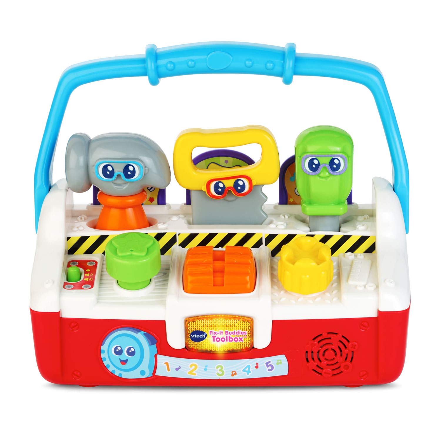 VTech Fix-It Buddies Interactive Learning Toolbox - Educational Toy for Kids Ages 2-5 Years | Pretend Play Tools Set with Sounds & Phrases | Perfect for Early Childhood Development & Role Play Activities
