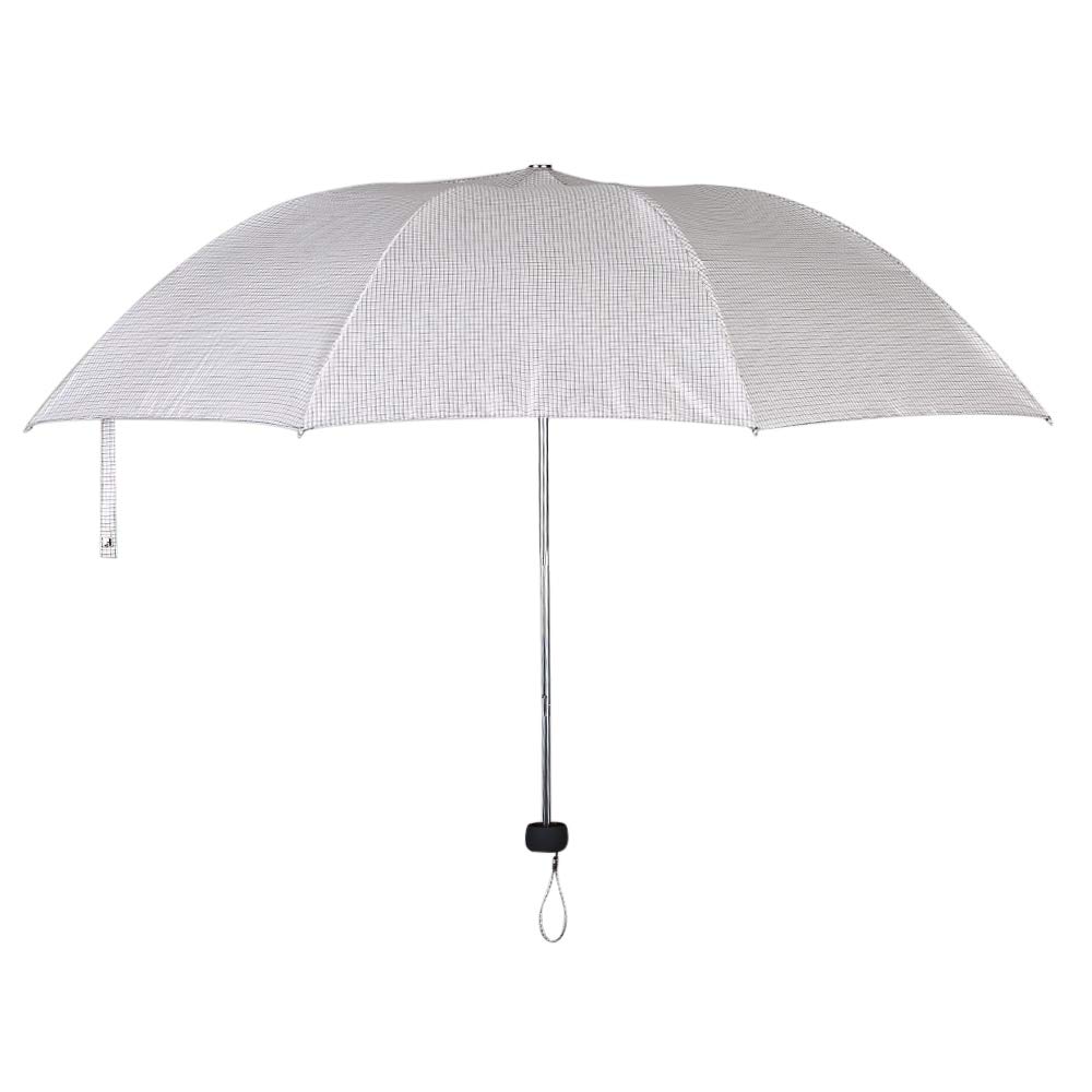 Triple Folding Umbrella for Rain & Sun - 8-Rib Windproof & Waterproof with 50+ UV Protection - Compact Travel Umbrella for Women & Men - Perfect for Commuting, Travel, and Outdoor Activities