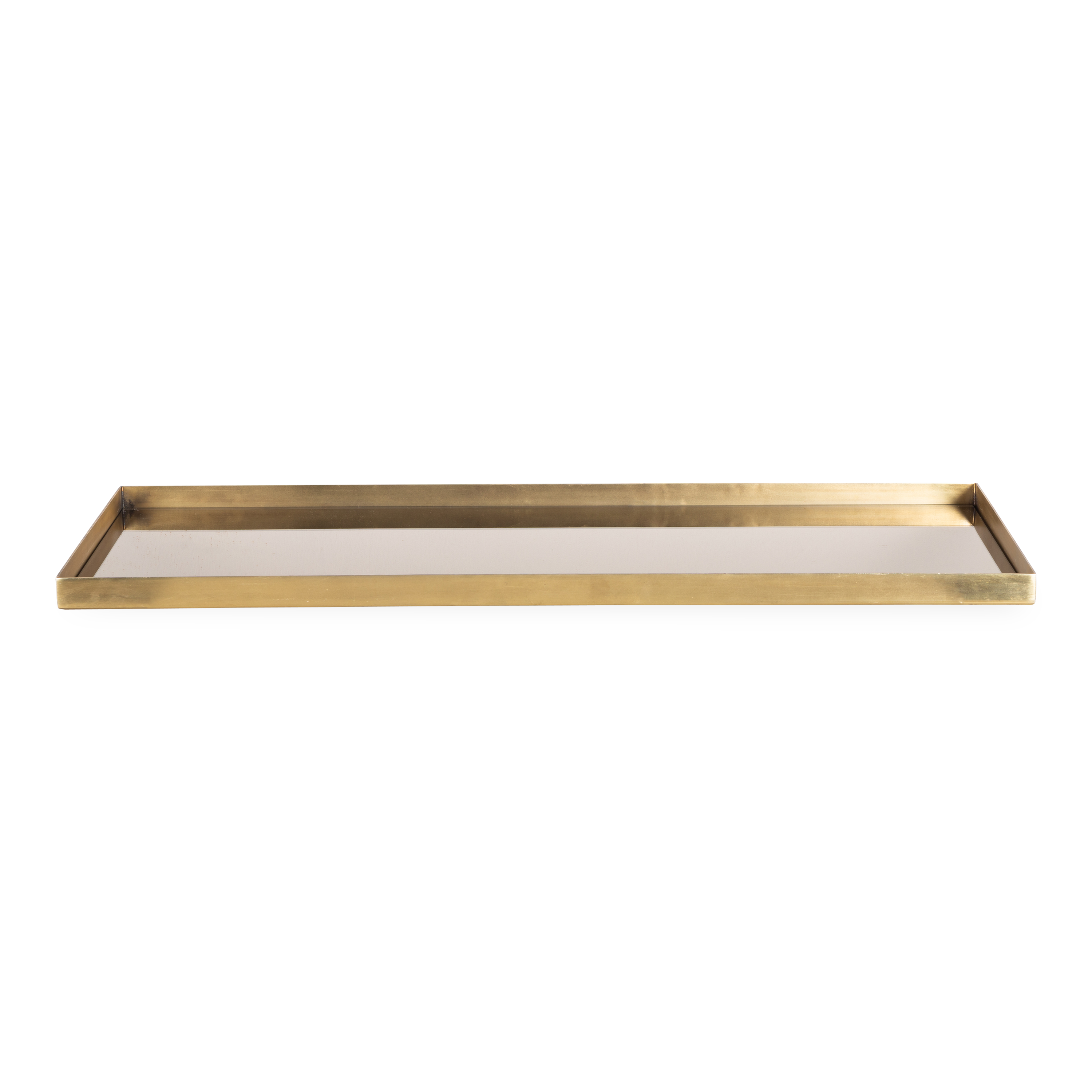 Reflective Rectangular Serving Tray - Elegant Long Mirror Tray for Home Decor, Bathroom, Vanity & Jewelry Display - Perfect for Organizing Makeup, Perfume & Accessories