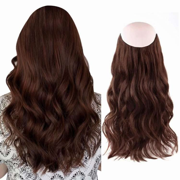 SASSINA 12 Inch 80 Grams Real Human Hair Extensions with Adjustable Wire Clips - Auburn #33 for Women, Perfect for Daily Styling, Parties & Special Occasions