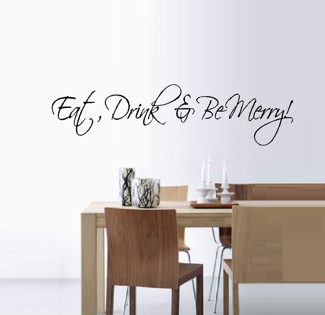 EAT Drink and BE Merry Kitchen Wall Decal - 13
