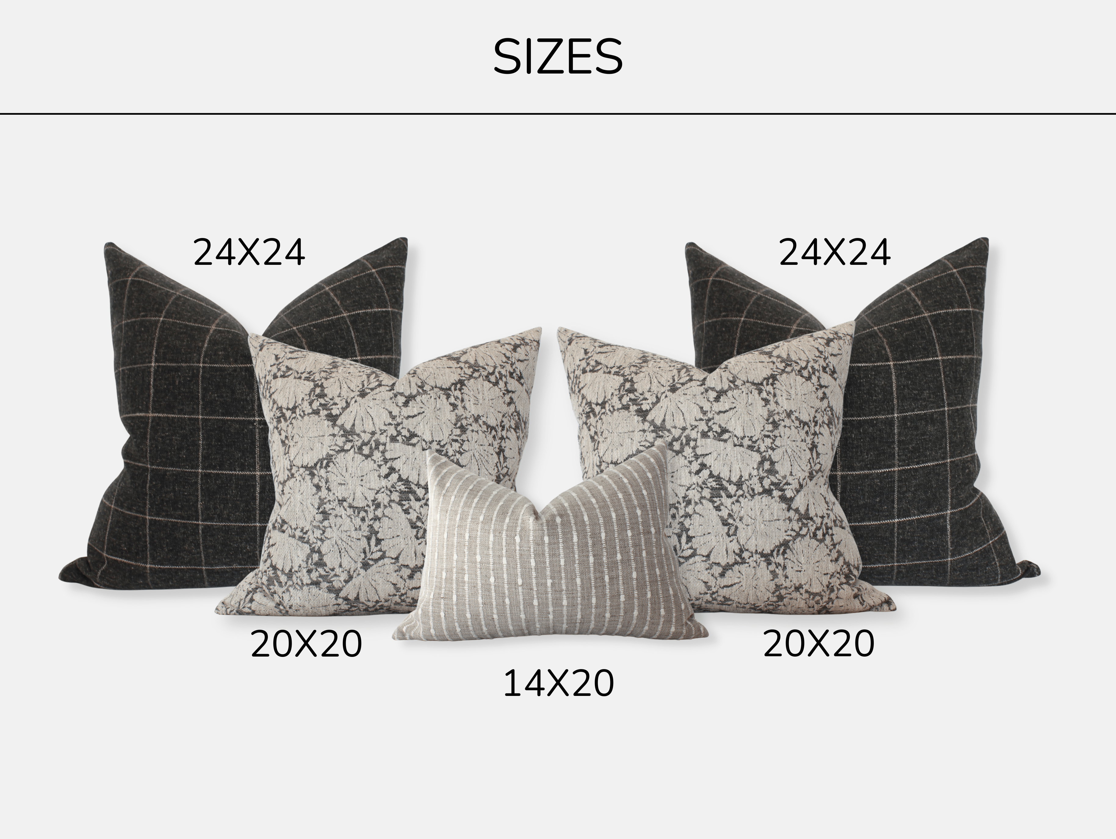 Dara Bed Pillow Set of 5 - Premium Soft Pillows for Back, Neck & Shoulder Support - Perfect for Sleeping, Reading & Relaxing in Bedroom or Living Room