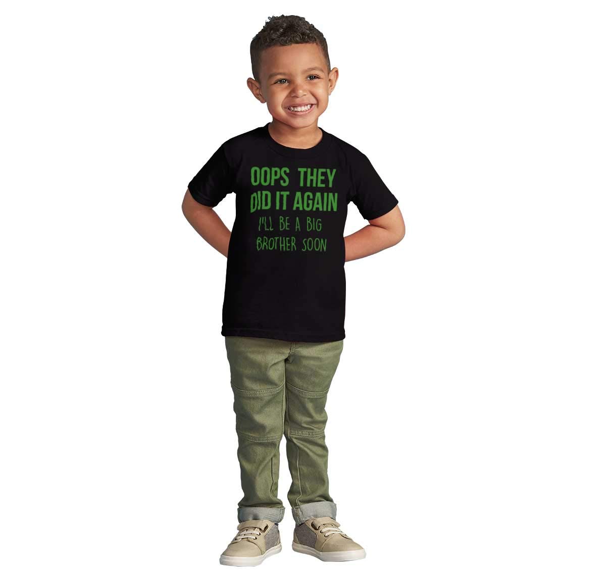 Funny Big Brother Baby Announcement Youth T-Shirt for Boys - Cute Sibling Gift & Pregnancy Reveal Outfit