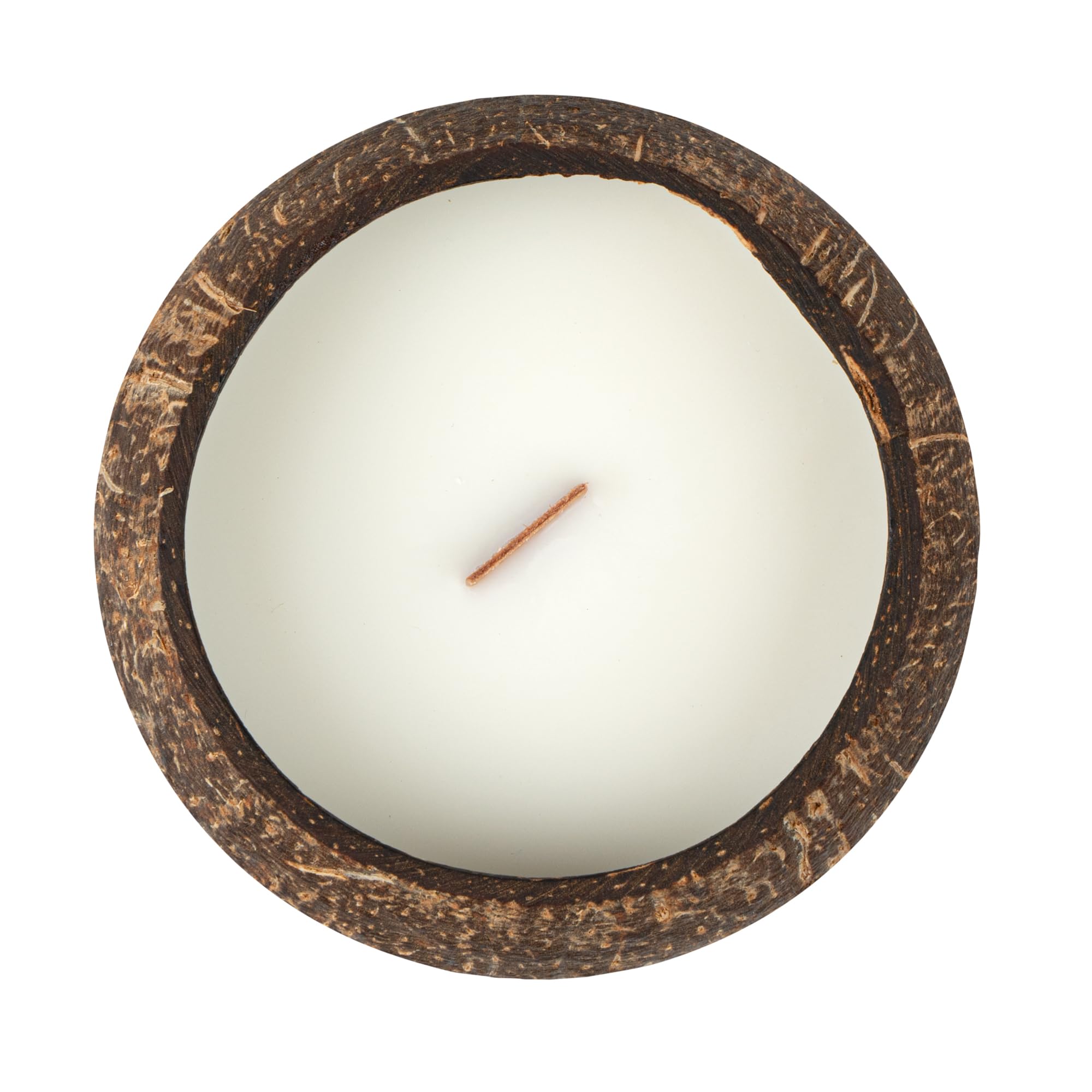 Hand-Poured Coconut Shell Candle - 3.9 x 2.8 Inch Natural Soy Wax Candle with Wooden Wick, Pineapple Papaya Fragrance, Double Wax Blend for Home Decor, Spa Relaxation & Romantic Ambiance