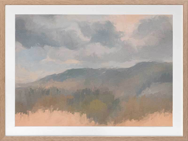 Dusk Framed Art Print - Stunning Sunset Landscape Wall Decor for Living Room, Bedroom & Office - Perfect Home & Gift Idea