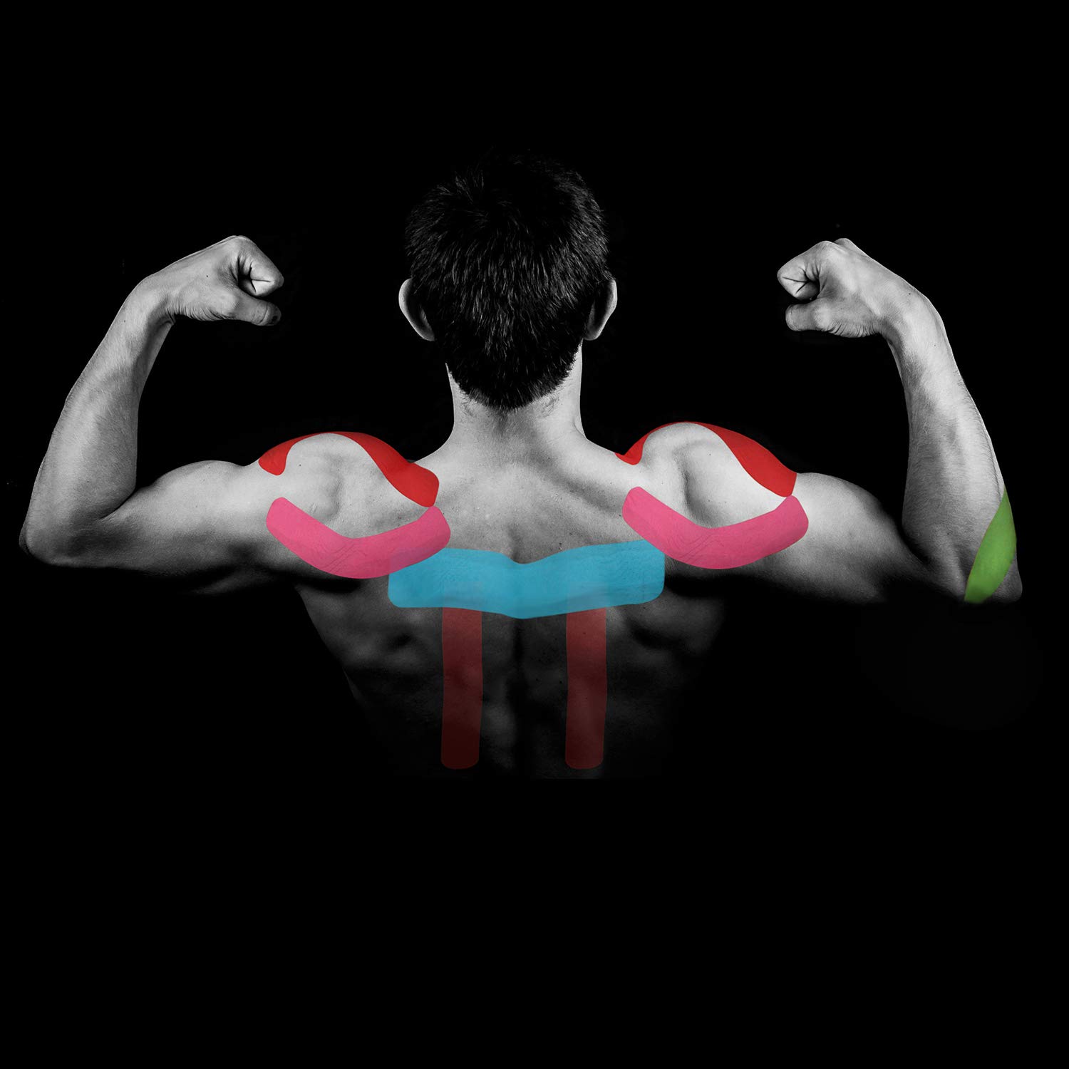 Premium Waterproof Kinesiology Tape - 6 Rolls (2