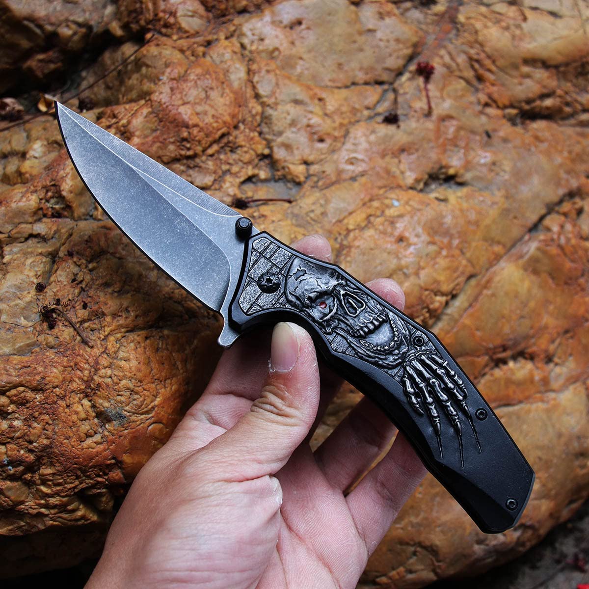 Foldable Karambit Claw Knife - Tactical Camping, Hunting & Survival Tool for Outdoor Adventures, Self-Defense & Emergency Preparedness