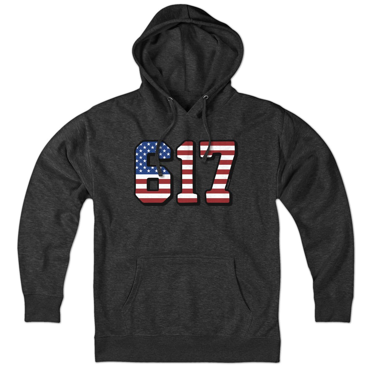 Chowdaheadz Boston 617 USA Hoodie - Unisex Pullover Sweatshirt | Soft Cotton Blend | Casual Streetwear for Men & Women | Perfect for Boston Pride, College Campus & Urban Fashion