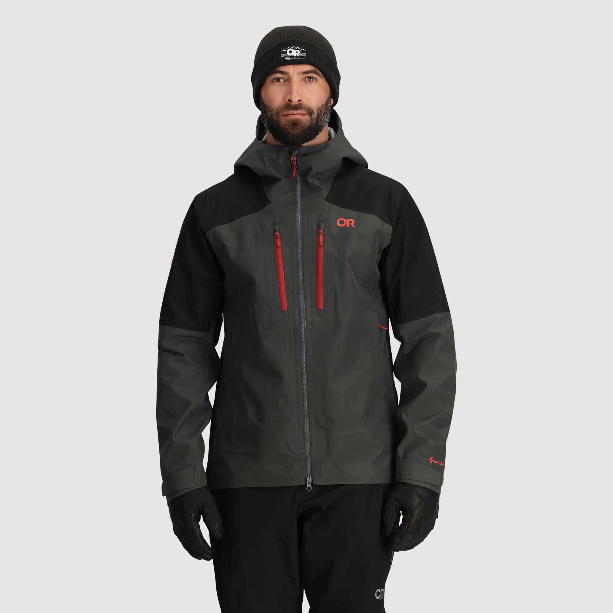 Gore-Tex 3L Waterproof Jacket for Men - Lightweight Windproof Hiking & Skiing Jacket - Perfect for Outdoor Adventures, Camping, and Winter Sports