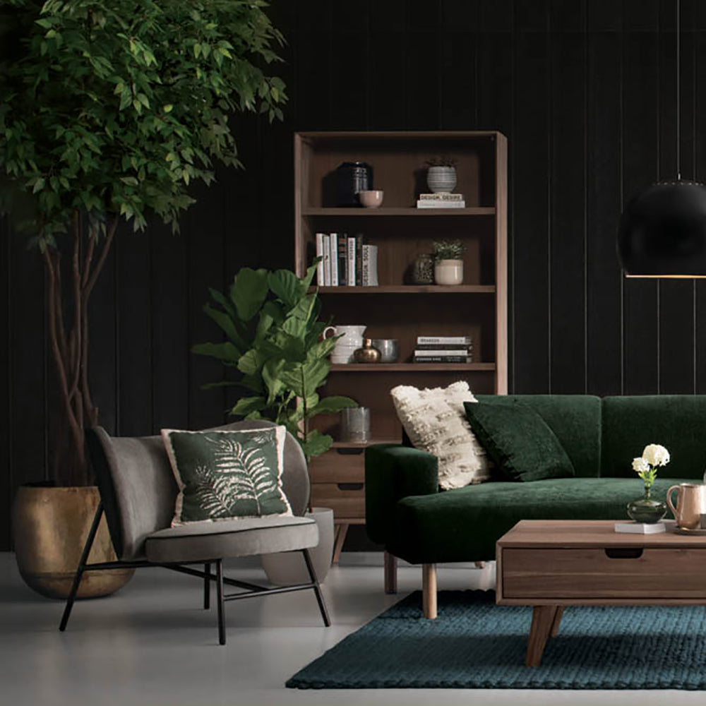 AVENIR Modern Lounge Chair - Grey & Green Upholstery - Perfect for Living Room, Bedroom & Office Relaxation