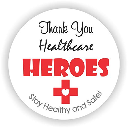 Healthcare Hero Stickers - Stay Safe & Healthy for Nurses, Doctors