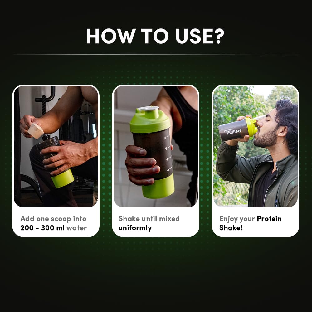 VEGAIN Plant-Based Protein Powder for Men - Pea, Brown Rice, Moong Bean & Whole Algae Blend | 24g Protein per Serving | Muscle Recovery & Strength Support | Vegan & Non-GMO | Pack of 2 | Ideal for Post-Workout, Fitness & Active Lifestyle