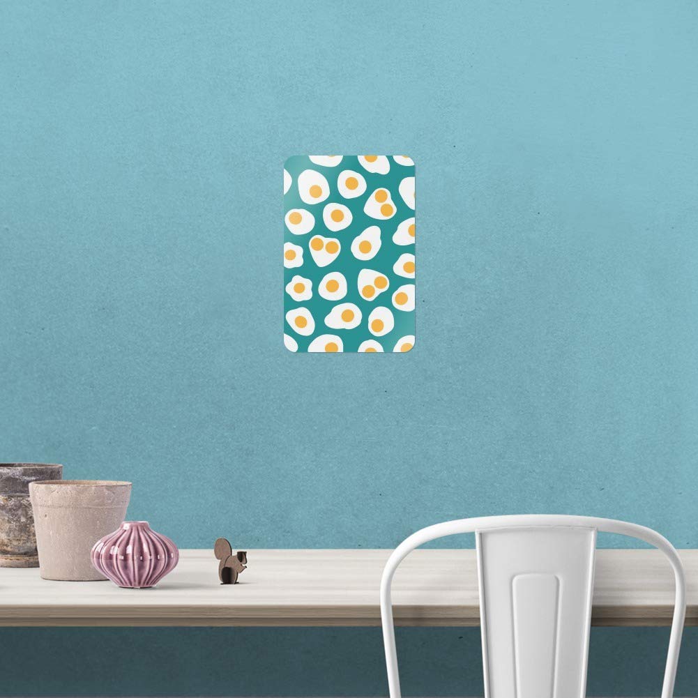 Sunny Side Eggs Pattern Sign for Home & Office Decor
