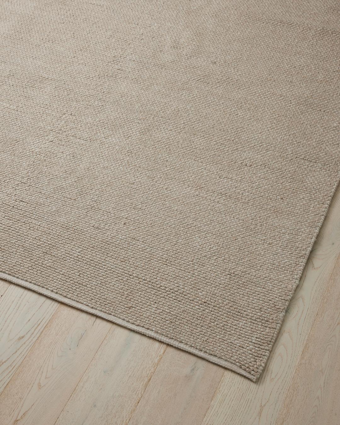 Premium Andorra Outdoor Rug in Oatmeal - 200cm x 300cm (6.6ft x 9.8ft) All-Weather Waterproof Patio Rug for Deck, Poolside, and Garden Decor