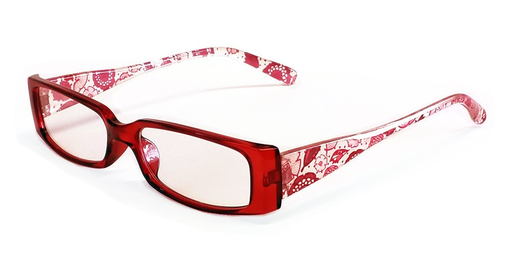 Calabria 4957 Women's Fashion Reading Glasses with Floral Patterns - Lightweight & Stylish for Reading, Computer Use, and Everyday Wear