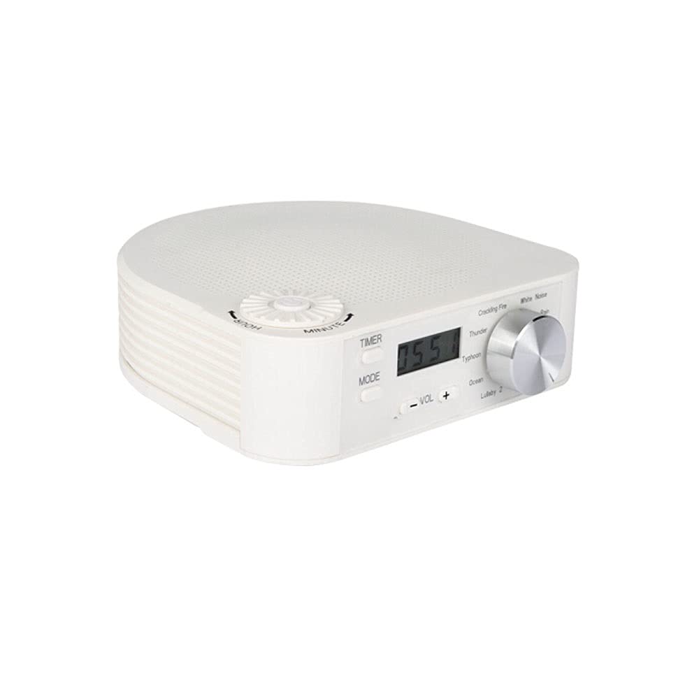 CHENGGUAN White Noise Machine for Sleeping - Portable Sound Machine with Adaptive Sound Technology, Non-Looping Nature & Fan Sounds - Perfect for Baby Nursery, Office Focus & Sleep Therapy