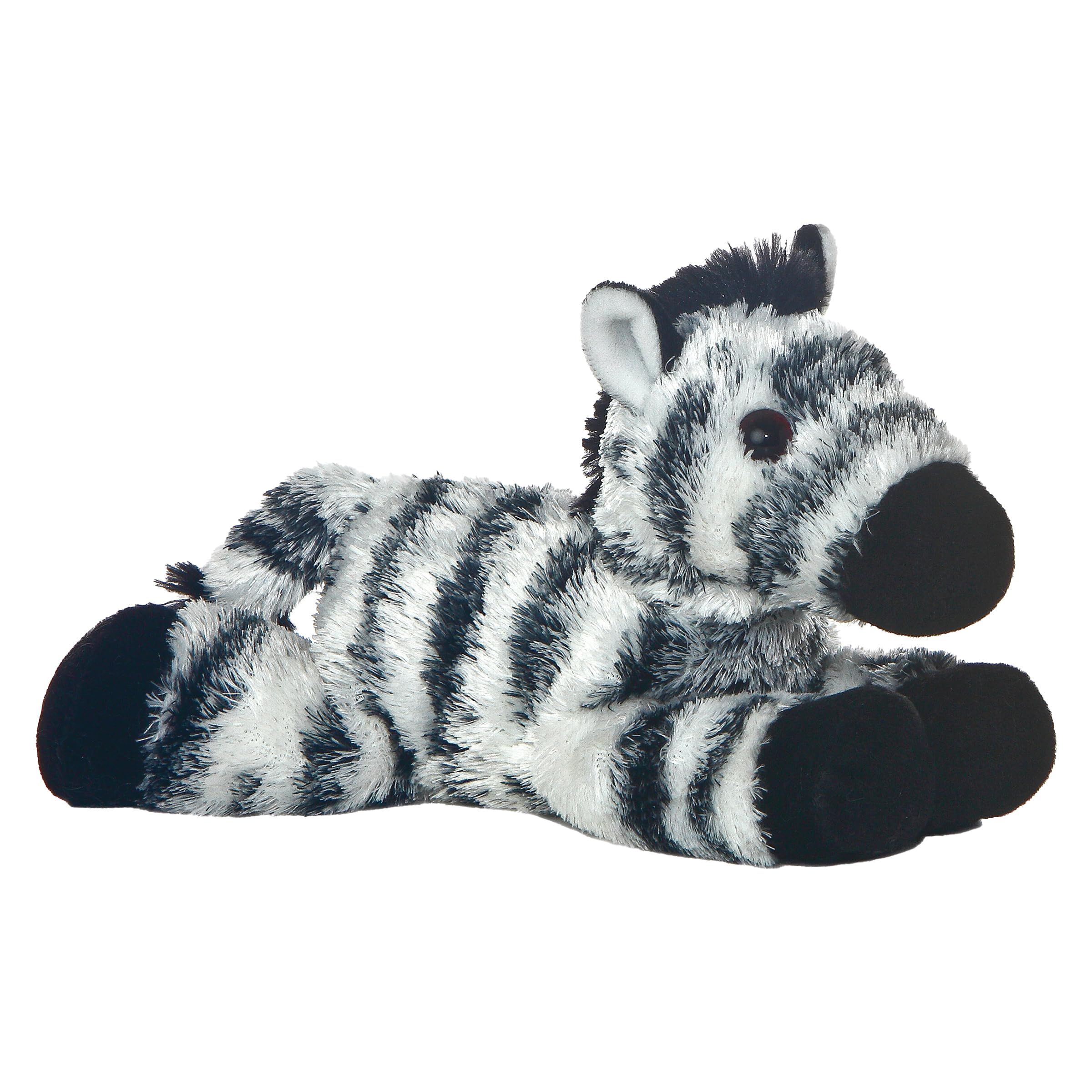 Aurora® Mini Flopsie™ Zany™ Plush Stuffed Animal - 8 Inch White Soft Toy for Kids, Cute & Playful Companion for Bedtime, Travel & Gifts