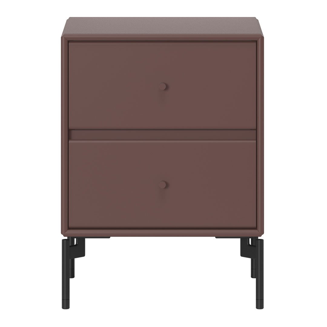 Modern Wooden Drift Bedside Table with Sturdy Legs - Perfect for Bedroom, Living Room, or Office Nightstand